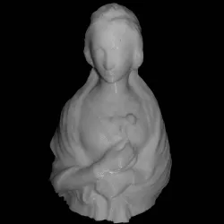 Bust of Giovane Donna Con Rose in Florence, Italy