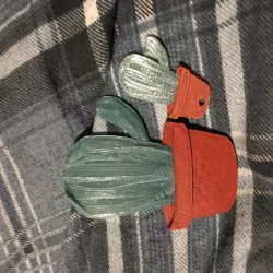 Cactus keyring