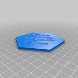 Catan Water Hex