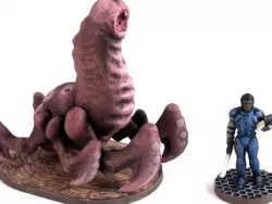 Cave Worm, 28mm Miniature
