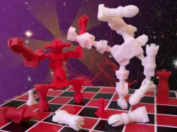 Chessbot Monster Transforming Chess Set