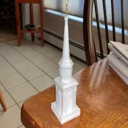 Church Steeple Christmas Tree Ornament