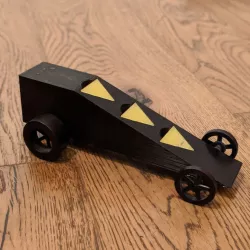  CO2 Dragster, A woodshop project reimagined
