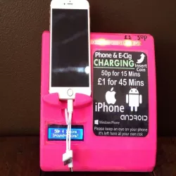 Coin Operated Phone Charger