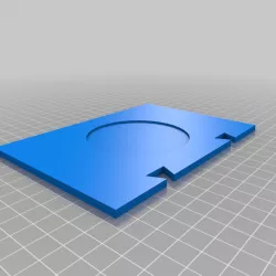 Couch Coaster - 3d printer version - Easy print