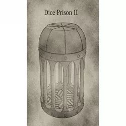 D&D Dice Prison II or Jail with Lid for Dungeons & Dragons, Pathfinder or other Tabletop Games