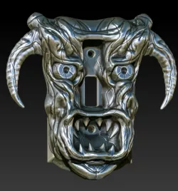 Demon Head Switch Plate