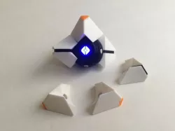 Destiny Ghost (SMALL) Fully Detailed Model, LED Illuminated, Fully printable without supports!