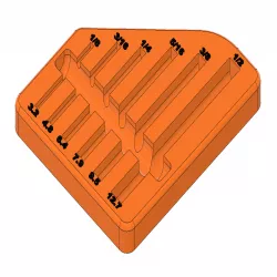 Dewalt Brad Point Bit Organzier