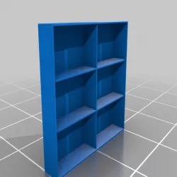 Diorama Elements (Hanging bookcase)
