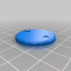 Eldar objective tokens (+ blank) - Jetons objectifs Eldar - Warhammer 40K