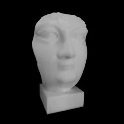 Face of a Colossal Figure at The British Museum, London