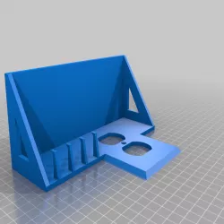 Fixed Outlet Shelf