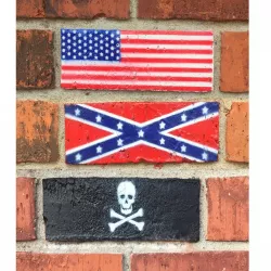 Flag Brick stencils