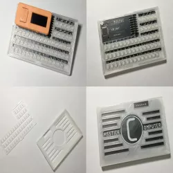 frame and key-top for M5StickC CardKB HAT