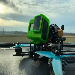 GoPro Hero 8 Mount for Rotor Riot HD1 Frame