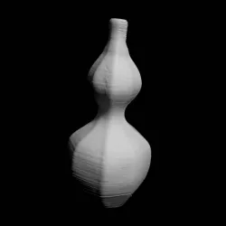 Gourd Shaped Pottery Vase at The British Museum, London