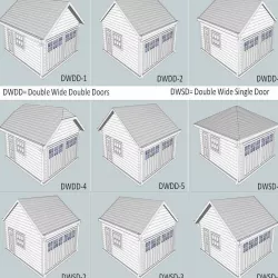 HO Scale Garages 32 Options
