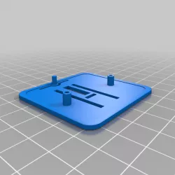 Janome 5500 735801008 Darning Plate