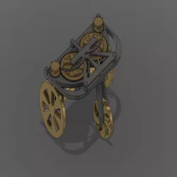 Leonardo Da Vinci's Self-Propelled Cart