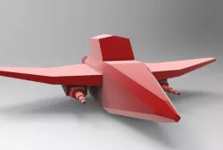 Low Poly Space Ship