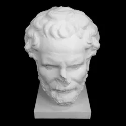 Marble Head of Demosthenes at The Metropolitan Museum of Art, New York