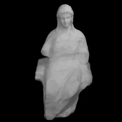 Marble Statue of Demeter at The British Museum, London