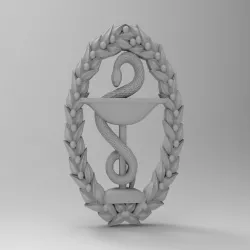 Medicine emblem for CNC