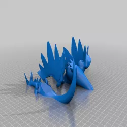Mega Charizard Sliced for Printing