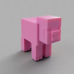 Minecraft Piggy Bank