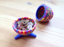 Mosaic Egg Jewelry Box