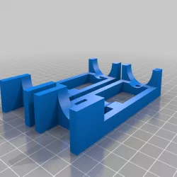 My Customized Parametric Drill Guide for Z-axis Pipes Mostly Printed CNC