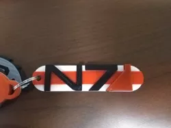 N7 Logo Keychain - Mass Effect