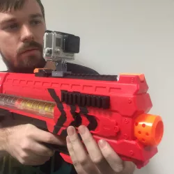 Nerf Rivals Go Pro Mount for top rails