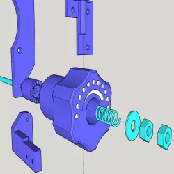 !!NEW VERSION!! Cable Chain Anet A8 X-axis between Chassis and Z-axis