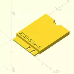 Parametric M.2 Mockup Generator