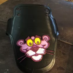 Pink Panther Mud Guard, mountain bike