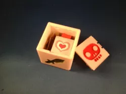 Pocket Dungeon Quest dice/game box