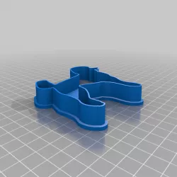 Poodle cookie cutter
