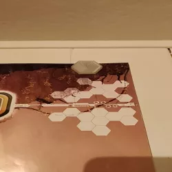 Poster holder hex shape