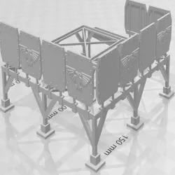 Pre-Fab Bunker Scafolding - WH40k