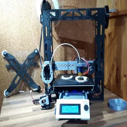 ReprapMJ 3D Printed “Prusa Style” Nylon Capable and Easy to Use 3D Printer with Full 200mm Build Size but Small Footprint reprapmj