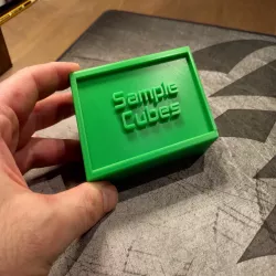 SampleCubes Box