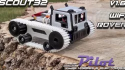 Scout32 – ESP32 WiFi FPV Camera Rover