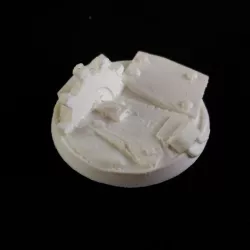 Scrap Metal figure base Rev 2 - 40mm