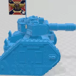 Simple Vehicle Flagpole holder - WH40k