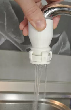 Sink Power Scrubber Adapter - Water Powered Nozzle Head