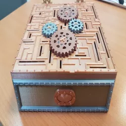 Steampunk Maze Box