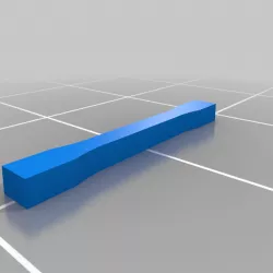 tensile testing sample (ASTM D638 ; type I)