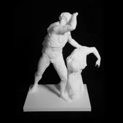 The Ludovisi Gaul Killing Himself and His Wife at The Palazzo Altemps, Rome